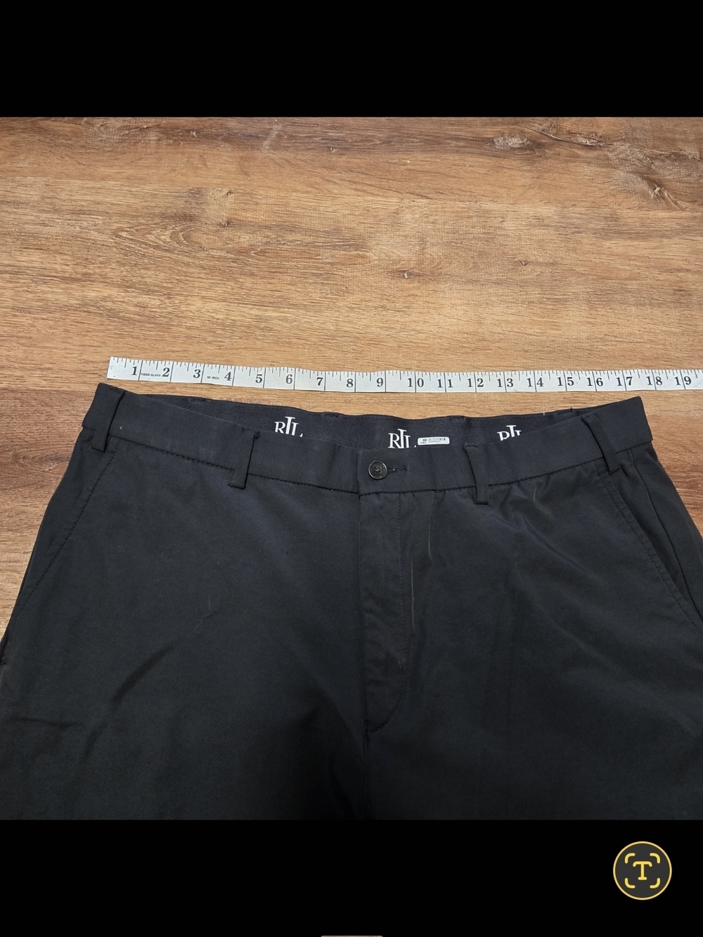 Lauren Ralph Lauren Black Men's Dress Pants Size 36 - Picture 5 of 8